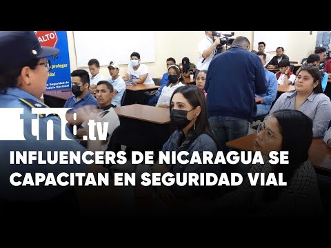 Influencers de Nicaragua se capacitan en prevención de accidentes