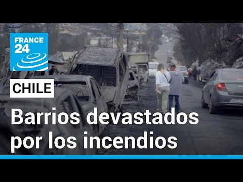 Consumió todo: barrios devastados por los incendios en Chile • FRANCE 24 Español