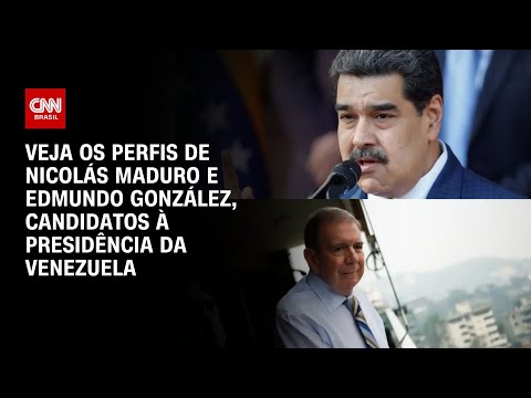 Veja os perfis de Nicolás Maduro e Edmundo González, candidatos à Presidência da Venezuela | LIVE