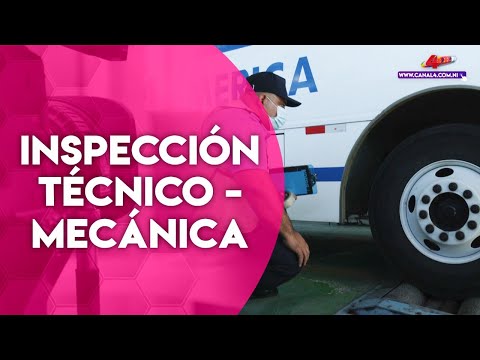 Inspección técnico-mecánica a unidades de transporte escolar en Managua