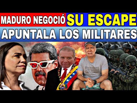 BUENAS NOTICIAS ACABA DE PASAR MADURO BUSCA APUNTALAR LOS MILITARES NEGOCIÓ SU SALIDA VENEZUELA HOY