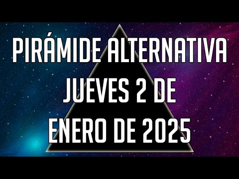 Pirámide Alternativa para el Jueves 2 de Enero de 2025 - Lotería de Panamá