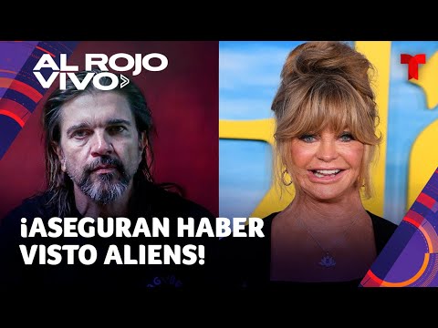 Juanes y Goldie Hawn aseguran que tuvieron impactantes encuentros con extraterrestres