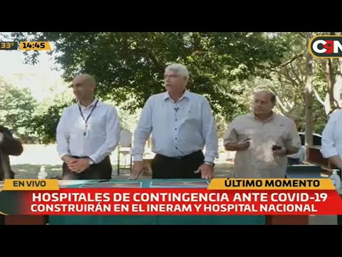 Construirán hospitales de contingencia para atender a pacientes con COVID-19 en Paraguay