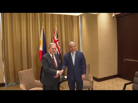 New Zealand's foreign minister meets Philippine counterpart in Manila