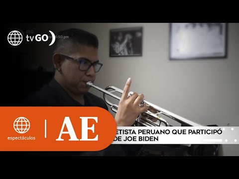 Trompetista peruano participó en la investidura del presidente Joe Biden | América Espectáculos