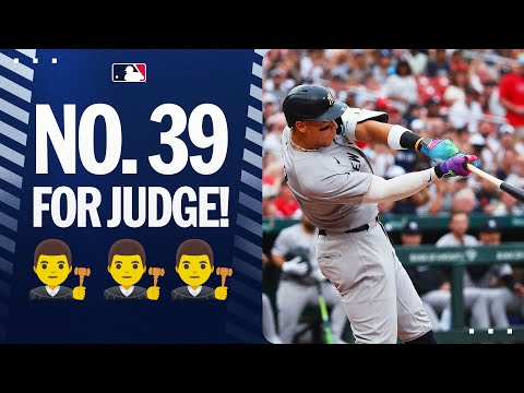 39 HOME RUNS for Aaron Judge!