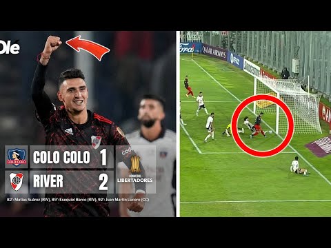 ASI REACCIONA PRENSA CHILENA A TRIUNFO DE RIVER - COLO COLO VS RIVER PLATE 1-2 X LIBERTADORES