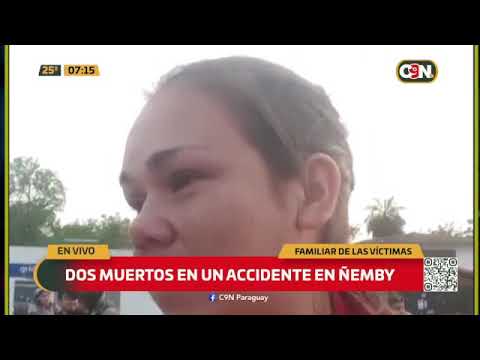 Accidente fatal en Ñemby