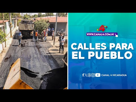 Alcaldía de Managua verifica avances del Programa Calles para el Pueblo
