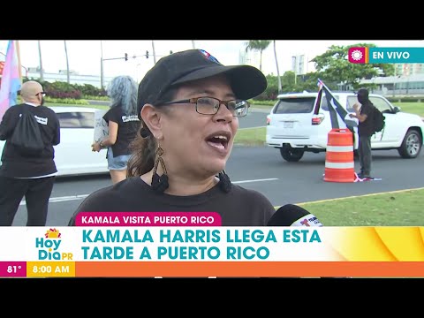 Repudian visita de Kamala Harris en Puerto Rico