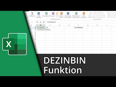 Excel Dezinbin Funktion | =DEZINBIN()✅ Tutorial