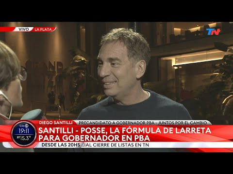 CIERRE DE LISTAS: Santilli firmó su candidatura a gobernador de Buenos Aires