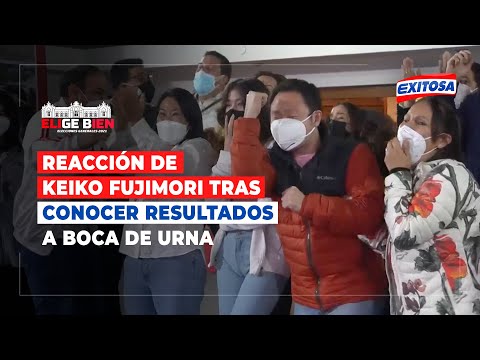 ??Elecciones 2021: Reacción de Keiko Fujimori tras conocer los resultados a Boca de Urna