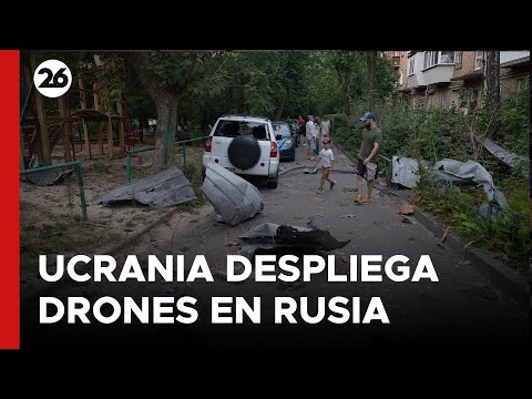 Ucrania despliega decenas de drones en las regiones occidentales de Rusia