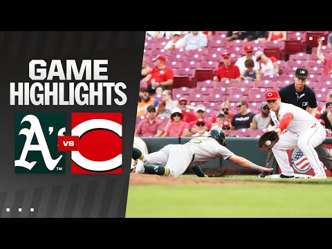 As vs. Reds Game Highlights (8/29/24) | MLB Highlights