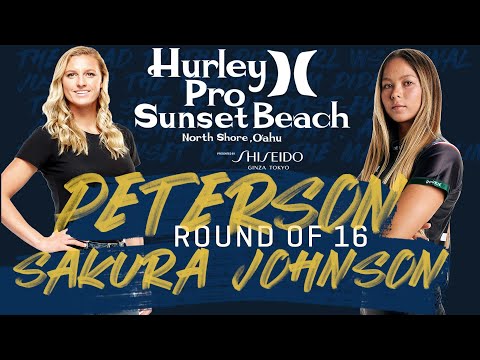 Surfing🌅🌊 Lakey Peterson vs Bettylou Sakura Johnson Hurley Pro Sunset Beach - Round of 16 Heat 8