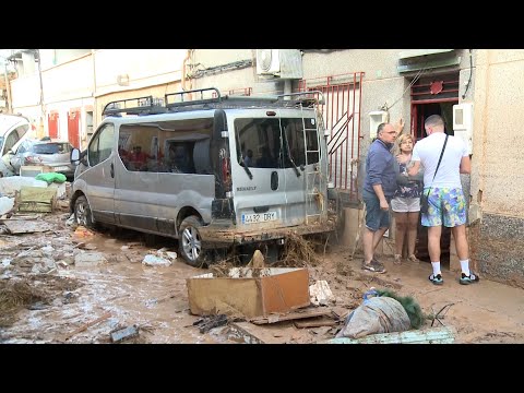 La pedanía murciana de Javalí Viejo, destrozada tras la tormenta