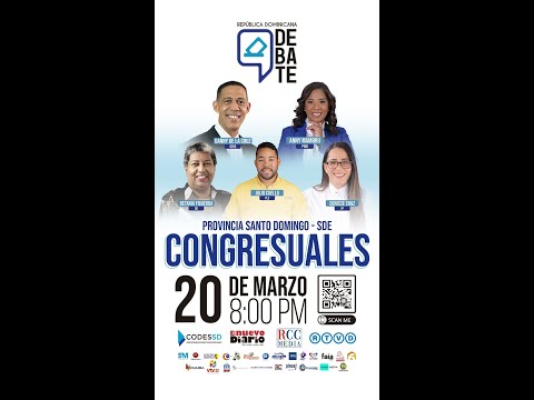 RCC Media: Debate con los candidatos a diputados Cir. #1 Santo Domingo Este