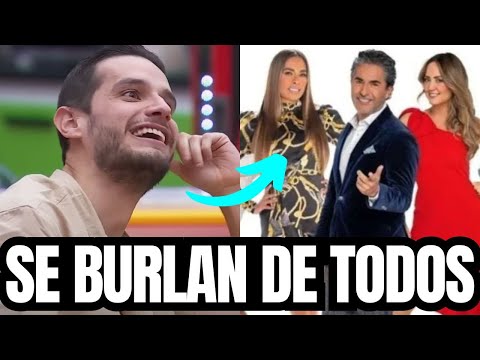 ADRIAN MARCELO, RICARDO PERALTA Y MARIANA ECHEVERRIA SE BURLAN DEL PROGRAMA “HOY”