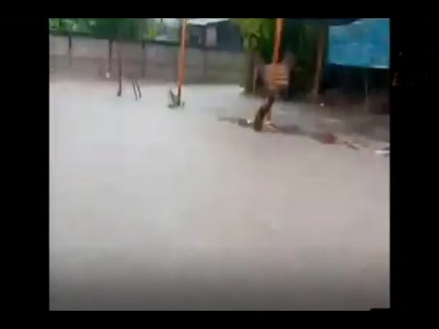 Lluvias causan inundaciones en San Miguel Chicaj