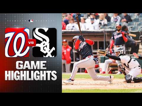 워싱턴 내셔널스 vs 시카고 화이트삭스 경기 하이라이트 (4/26/26) | MLB 하이라이트