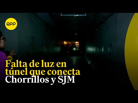 SJM: Temor por falta de alumbrado en 'Túnel del terror'