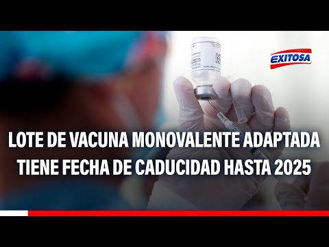 Minsa asegura que lote de vacuna monovalente adaptada tiene fecha de caducidad hasta 2025