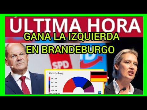 #ÚLTIMAHORA - GANA LA IZQUIERDA EN BRANDEBURGO - ALEMANIA