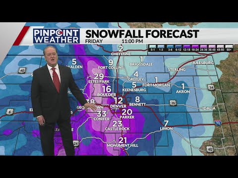 Colorado weather: Denver could get foot of snow, while mountains get even more