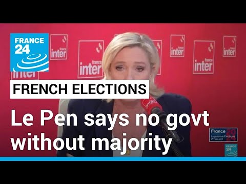 Far right seeks to turn election win into majority • FRANCE 24 English