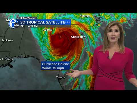 Hurricane Helene tracker: Storm weakens to Category 1 as it moves through Georgia