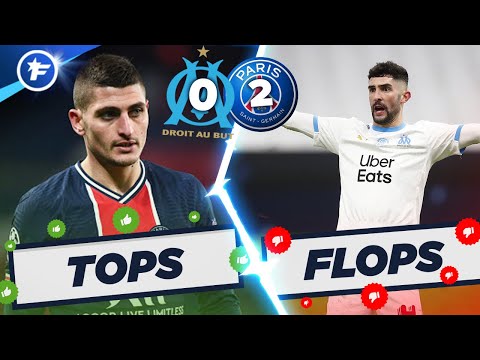 OM-PSG (0-2) : Marco Verratti masterclass, Alvaro Gonzalez à la rue | Tops et Flops