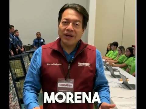 Mario Delgado explica como se obtendrá el resultado de las encuestas.