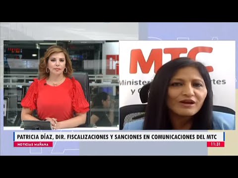 Noticias Mañana | Patricia Díaz, directora de Fiscalizaciones y Sanciones del MTC - 21/03/2023