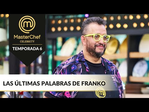 Franko le dedica unas palabras a Cony antes de abandonar MasterChef Celebrity