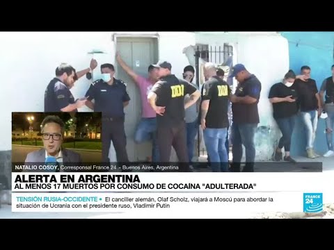Informe desde Buenos Aires: intoxicación masiva con cocaína adulterada deja varios muertos