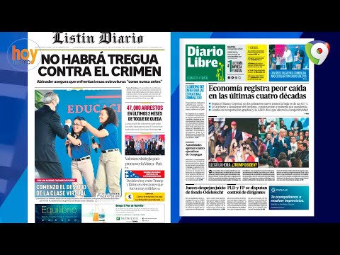 Titulares prensa dominicana martes 03NOV | Hoy Mismo