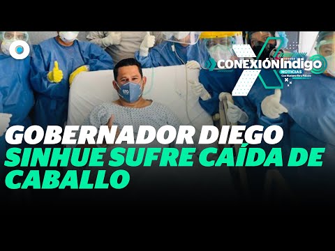 Diego Sinhue cae de un caballo y se fractura dos costillas | Reporte Indigo