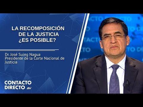 Entrevista con José Suing - Presidente (E) Corte Nacional de Justicia | Contacto Directo | Ecuavisa