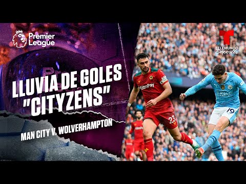 Julián Álvarez completa la manita - Man. City v. Wolverhampton | Premier League | Telemundo Deportes