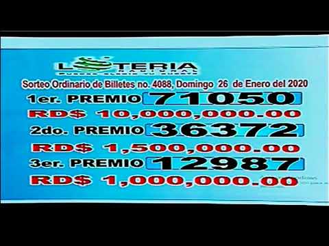 Sorteo Lotería Nacional