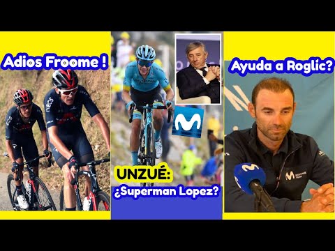 Ciclismo ? de CARAPAZ a FROOME ? SUPERMAN LOPEZ Movistar ? VALVERDE sobre Ayuda a ROGLIC...