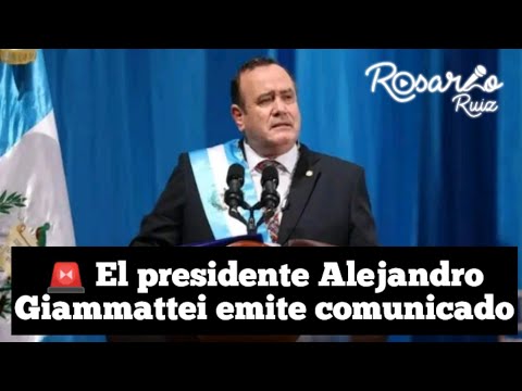 Presidente Alejandro Giammattei rechaza sanciones de Estados Unidos a diputados y otros funcionarios