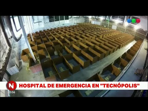 TECNÓPOLIS se TRANSFORMÓ en un HOSPITAL DE EMERGENCIA por el CORONAVIRUS - Telefe Noticias