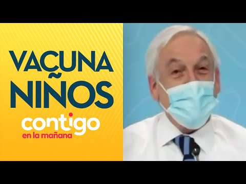 DESDE 12 AÑOS: Presidente Piñera anunció vacunación Covid 19 para niños - Contigo en La Mañana