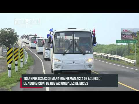 Cooperativa Parrales Vallejos moderniza su flota con buses rusos - Nicaragua