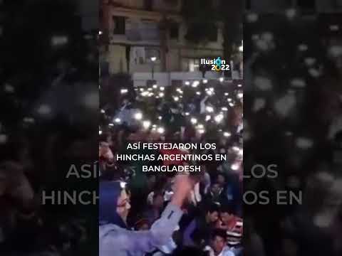 ASÍ FESTEJARON LOS HINCHAS ARGENTINOS TRAS LA VICTORIA ANTE PAÍSES BAJOS