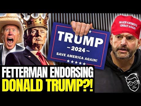 Did John Fetterman Just ENDORSE Trump? Calls Donald 'The KING' | Internet MELTS-DOWN: 'Fetty BASED?'