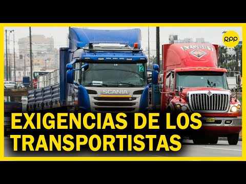 Paro en Perú: Conoce las 5 exigencias que tienen los transportistas de carga pesada
